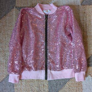 EUC Pink Sequin Jacket